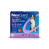 NexGard Spectra 15,1 a 30kg: Antipulgas, Carrapatos e Vermífugo